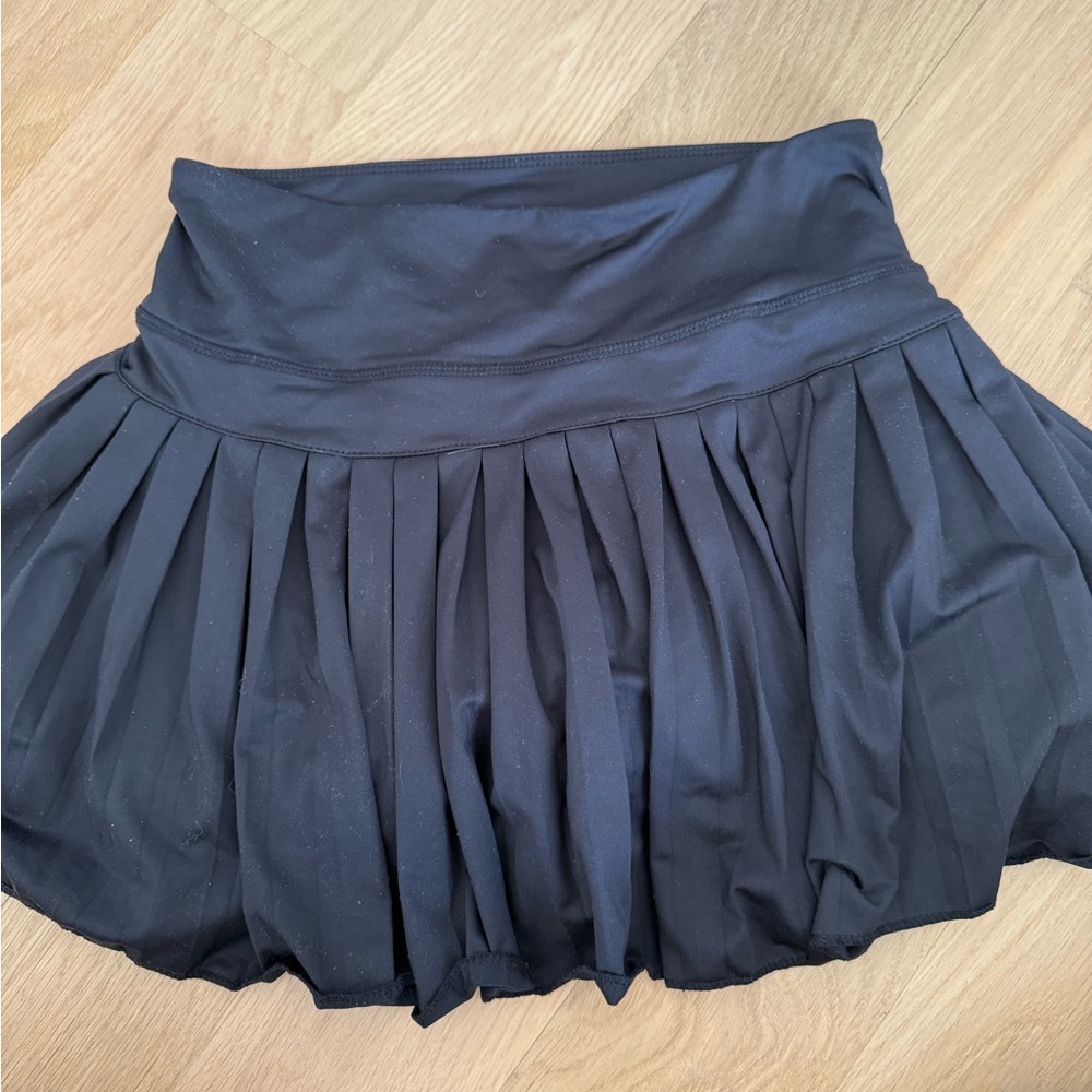 Goldhinge Black A-Line Women's Skirt - Picture 3 of 3